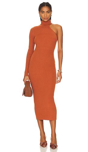 Vestido tejido con mangas asimétricas en color óxido talla L en - Rust. Talla L (también en M, S, XL, XS) - Bardot - Modalova