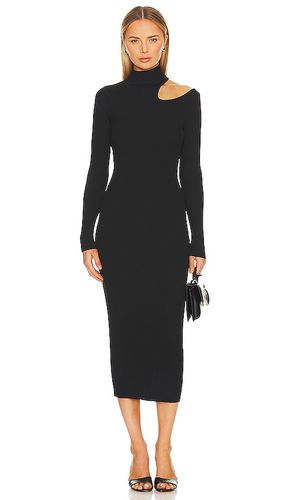 Vestido midi ainsley en color talla L en - Black. Talla L (también en M, S, XL, XS) - Bardot - Modalova