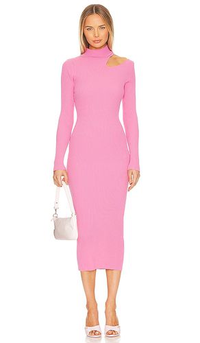 Vestido midi ainsley en color rosado talla L en - Pink. Talla L (también en M, S, XL, XS) - Bardot - Modalova