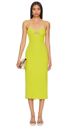 Vienna Midi Dress in Green. - size 12 (also in 10, 2, 4, 6, 8) - Bardot - Modalova