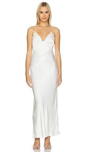 Capri Diamonte Slip Dress in White. - size 6 (also in 12) - Bardot - Modalova
