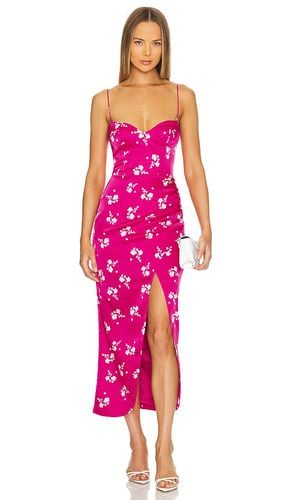 Amika Midi Dress in Fuchsia. - size 10 (also in 12, 2, 4, 6, 8) - Bardot - Modalova