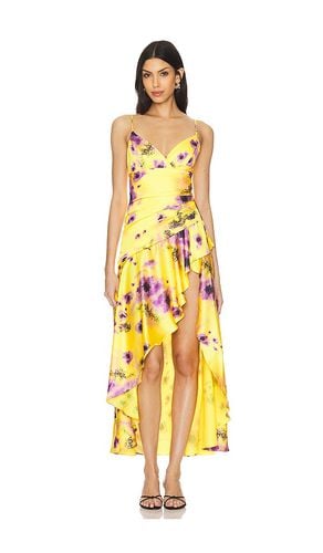 Sorella Printed Midi Dress in Mustard. - size 10 (also in 2, 4, 6, 8) - Bardot - Modalova