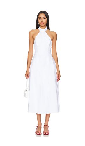 Genevieve Poplin Midi Dress in White. - size 10 (also in 12, 2, 4, 6, 8) - Bardot - Modalova