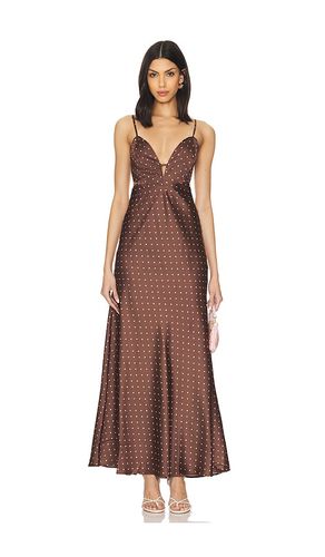 Karlotta Slip Dress in Chocolate. - size 2 (also in 6, 8) - Bardot - Modalova