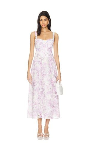 Adaline Broderie Midi Dress in Lavender. - size 12 (also in 10, 2, 4, 6, 8) - Bardot - Modalova