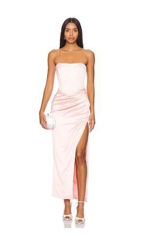 Everlasting Satin Midi Dress in Blush. - size 10 (also in 12, 2, 4, 6, 8) - Bardot - Modalova