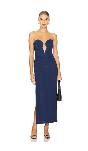 Eleni Denim Midi Dress in Denim-. - size 6 (also in 8) - Bardot - Modalova
