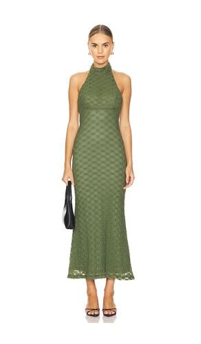 Ola Lace Midi Dress in Olive. - size 10 (also in 12, 2, 4, 6, 8) - Bardot - Modalova