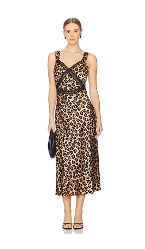 Emory Satin Slip Dress in Brown. - size 4 (also in 2) - Bardot - Modalova
