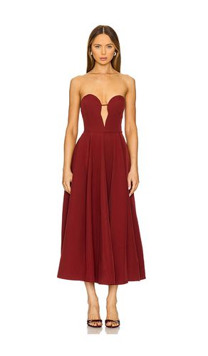 Vestido midi opal volume en color vino talla 10 en - Wine. Talla 10 (también en 12, 2, 4, 6, 8) - Bardot - Modalova