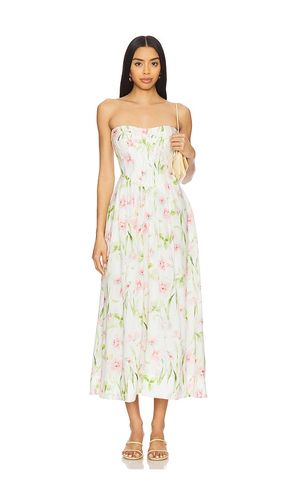 Lola Corset Midi Dress in White. - size 12 (also in 4, 6) - Bardot - Modalova