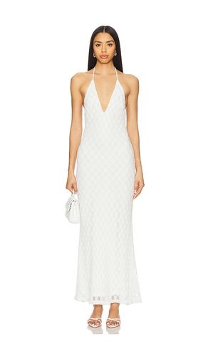 X REVOLVE Adoni Halter Mesh Midi Dress in White. - size 10 (also in 12, 4, 6, 8) - Bardot - Modalova