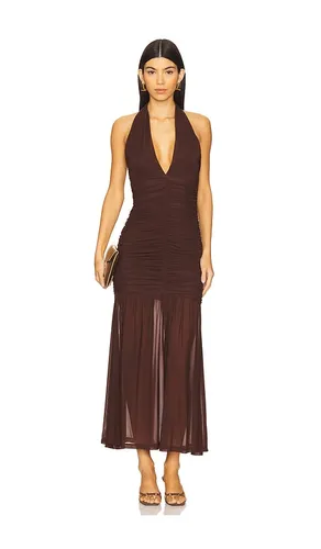 X REVOLVE Sephera Halter Mesh Midi Dress in . Size 10. Also in 2, 4, 6, 8 - Bardot - Modalova
