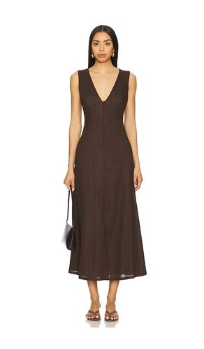 Cordelia Linen Midi Dress in . - size 12 (also in 2, 4, 6, 8) - Bardot - Modalova