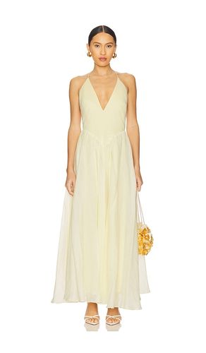 Arletha Halter Maxi Dress in Lemon. - size 10 (also in 12, 2, 4, 6, 8) - Bardot - Modalova