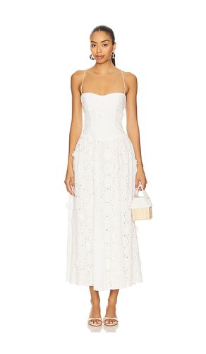 Estie Broderie Maxi Dress in White. - size 10 (also in 12, 2, 4, 6, 8) - Bardot - Modalova