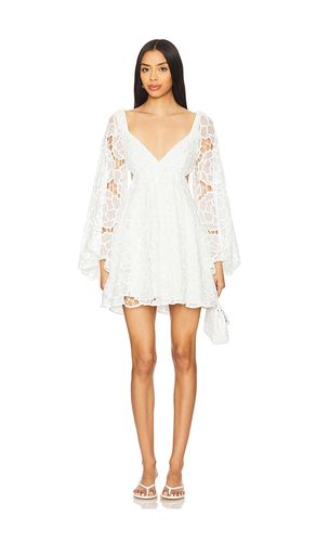 Jovie Babydoll Mini Dress in White. - size 10 (also in 2, 4, 6, 8) - Bardot - Modalova