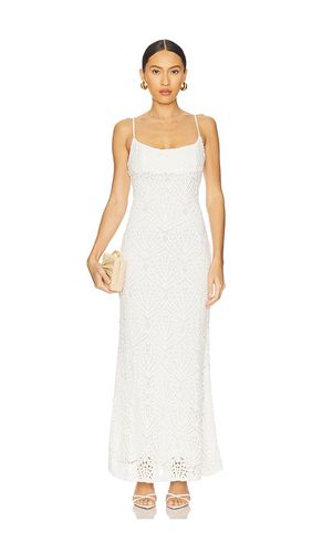 Adoni Crochet Midi Dress in White. - size 10 (also in 4, 8) - Bardot - Modalova
