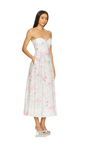 MIDIKLEID ZUM BINDEN MIT FLORALEM PRINT in . Größe 10. Also in 12, 8 - Bardot - Modalova