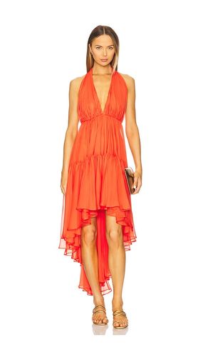 Leona High Low Ruffle Dress in Red. - size 10 (also in 12, 2, 4, 6, 8) - Bardot - Modalova