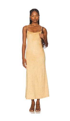 Nadira Faux Suede Dress in Tan. - size 10 (also in 12, 2, 4, 6, 8) - Bardot - Modalova