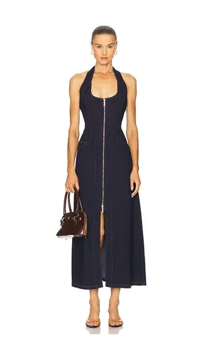 MIDIKLEID AUS DENIM MARTEL in . Größe 4. Also in 2, 6 - Bardot - Modalova