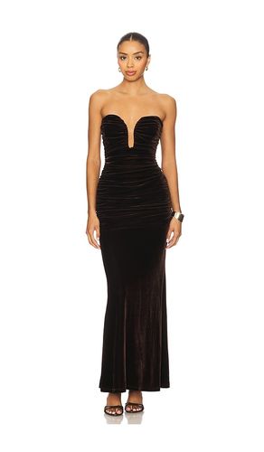 Elvira Velvet Maxi Dress in . - size 2 (also in 4, 6, 8) - Bardot - Modalova