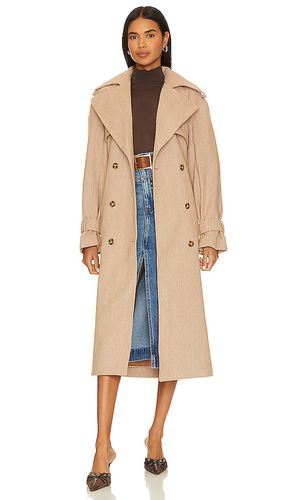 Oversized Herringbone Trench in . Taglia 8 - Bardot - Modalova