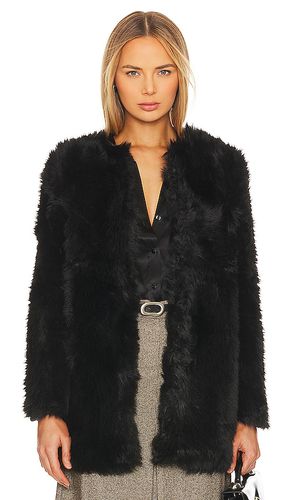 Logan Faux Fur Coat in . Size S, XL - Bardot - Modalova