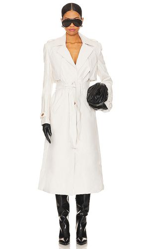 Faux Leather Trench Coat in . Size M - Bardot - Modalova