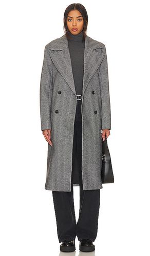Abrigo clásico de chevrón en color gris talla L en - Grey. Talla L (también en M, S, XL) - Bardot - Modalova