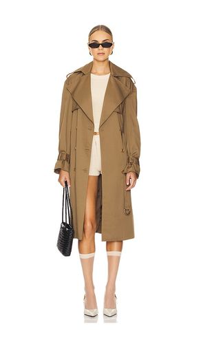 Halle Trench Coat in Tan. - size 10 (also in 12, 2, 4, 6, 8) - Bardot - Modalova