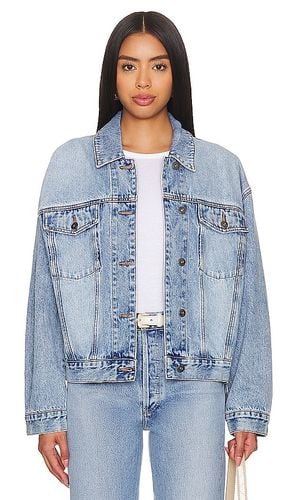 Relaxed Denim Jacket in Denim-Light. - size 12 (also in 10, 8) - Bardot - Modalova