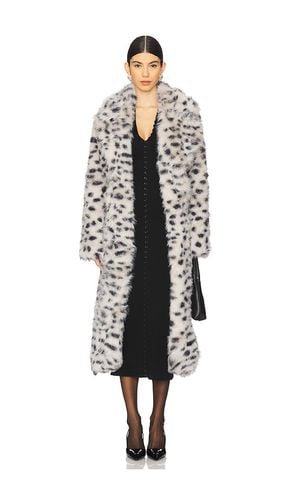 Dorothea Faux Fur Coat in White. - size 10 (also in 2, 4, 6, 8) - Bardot - Modalova