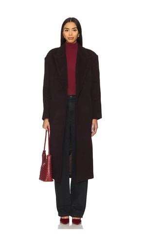 Classic Oversized Coat in Wine. - size M/L (also in S/M) - Bardot - Modalova