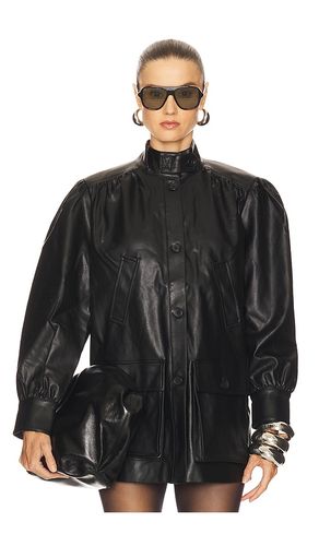 JACKE AUS LEDERIMITAT CLEMENTS in . Größe S. Also in XS, M - Bardot - Modalova
