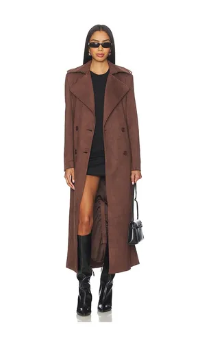 TRENCHCOAT AUS WILDLEDERIMITAT KIRA in . Größe 10. Also in 12, 4, 6, 8 - Bardot - Modalova