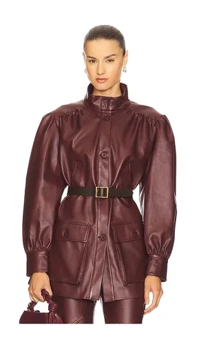 Clements Faux Leather Jacket in . Size S. Also in M - Bardot - Modalova