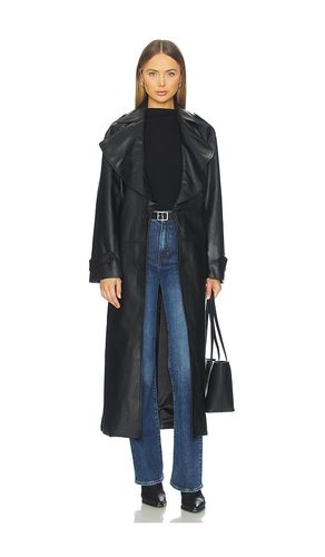 Reilia Vegan Leather Coat in . - size M/L (also in S/M) - Bardot - Modalova