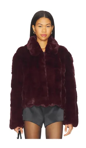Sylvie Zip Faux Fur Jacket in . Size 10. Also in 4 - Bardot - Modalova