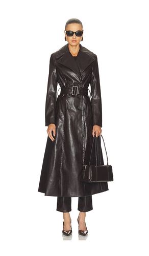 Andros Faux Croc Leather Coat in . Größe S. Also in XS, M, L, XL - Bardot - Modalova