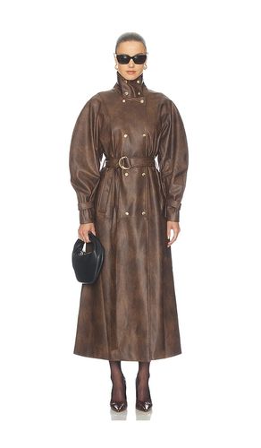 Milana Faux Leather Trench in . Größe 10. Also in 12, 2, 4, 6, 8 - Bardot - Modalova