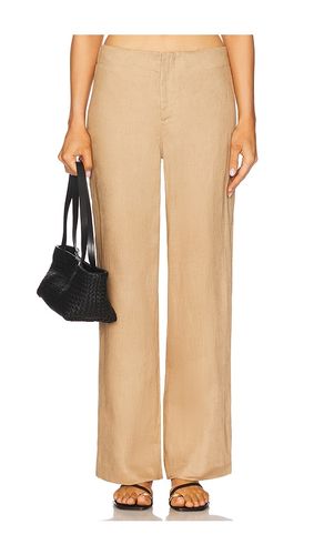 Balia Hipster Linen Pant in Beige. - size 12 (also in 4, 6) - Bardot - Modalova