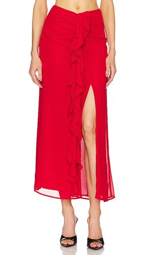 Akasha Midi Skirt in Red. - size 4 (also in 6) - Bardot - Modalova