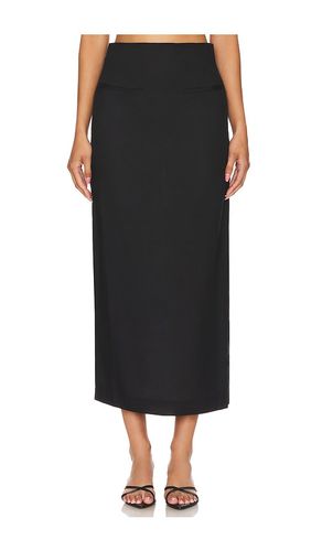 Falda midi rhee en color talla 10 en - Black. Talla 10 (también en 2, 4, 6, 8) - Bardot - Modalova