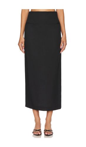 Falda midi rhee en color talla 2 en - Black. Talla 2 (también en 4, 6, 8) - Bardot - Modalova