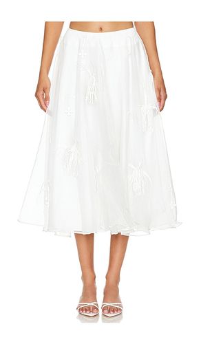 Falda midi marcelle en color blanco talla 10 en - White. Talla 10 (también en 12, 2, 4, 6, 8) - Bardot - Modalova
