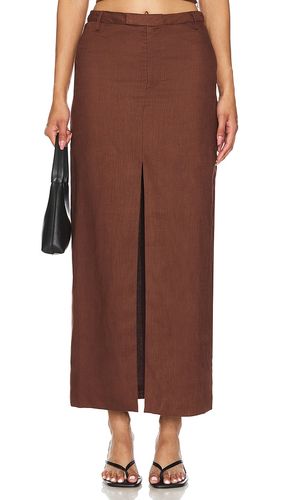 X REVOLVE Sita Maxi Skirt in Chocolate. - size 10 (also in 12, 4) - Bardot - Modalova