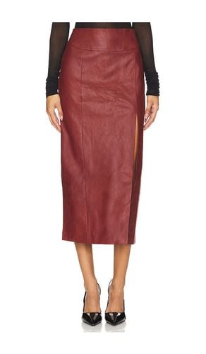 Dante Faux Leather Midi Skirt in . Size 4, 8 - Bardot - Modalova